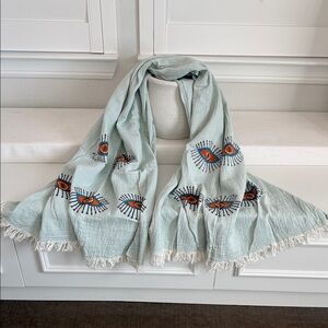 NWOT  Turksih  beach bath towel BLUE